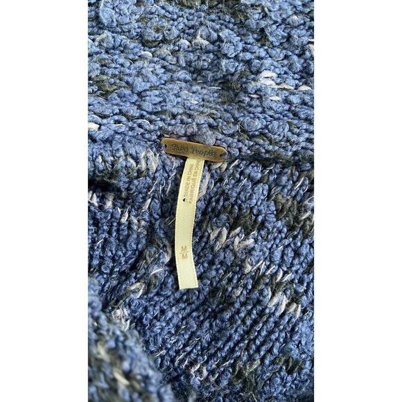 FREE PEOPLE NIGHTINGALE CHUNKY BOXY KNIT SWEATER SIZE M - Picture 9 of 9